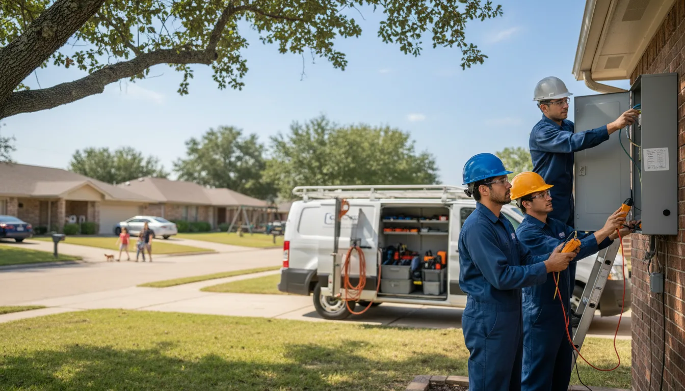 Certified electrician providing emergency electrical services in Theresa, WI